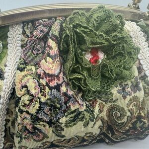Tapestry vintage satchel